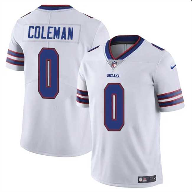 Men & Women & Youth Buffalo Bills #0 Keon Coleman White 2024 Draft Vapor Untouchable Limited Stitched Jersey